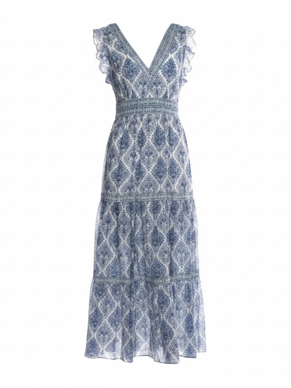 Intermix Printed Maxi Dress - 8 🌟